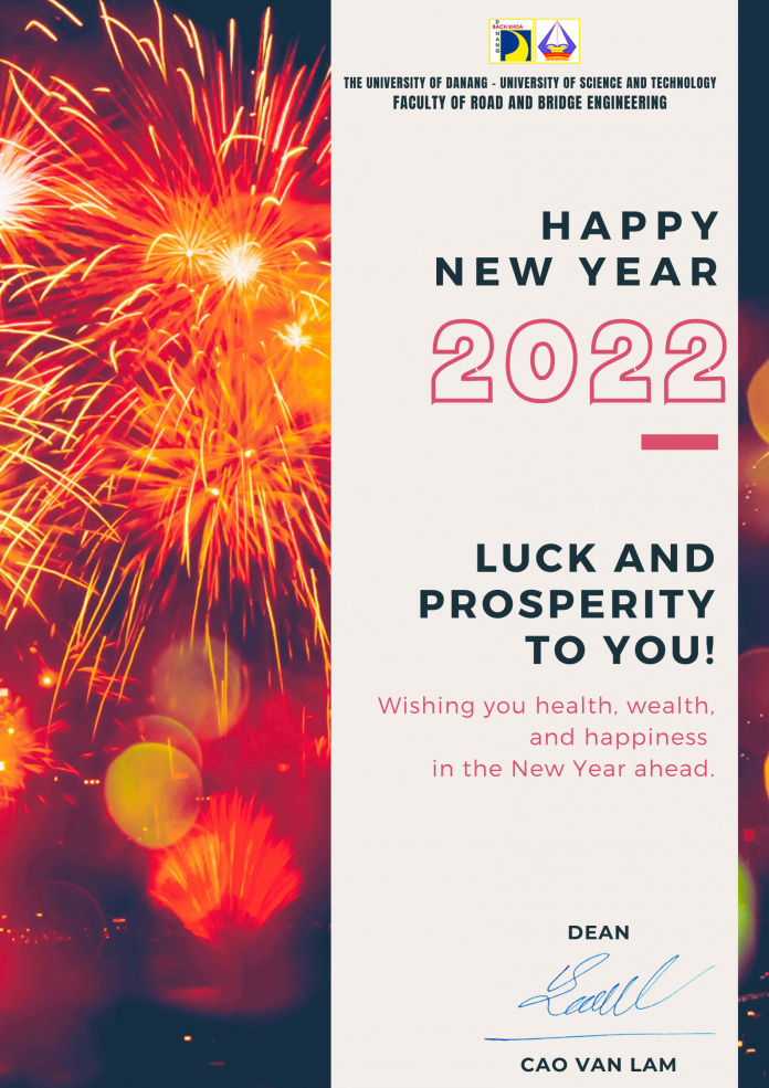 Happy new year 2022 from Dean