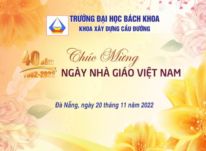 Thông báo mời dự Lễ kỷ niệm 40 năm ngày Nhà giáo Việt Nam 20-11