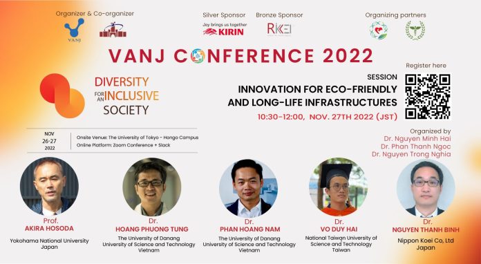 [VANJ CONFERENCE 2022] Hội thảo khoa học do mạng lưới học thuật Nhật Bản - Việt Nam tổ chức